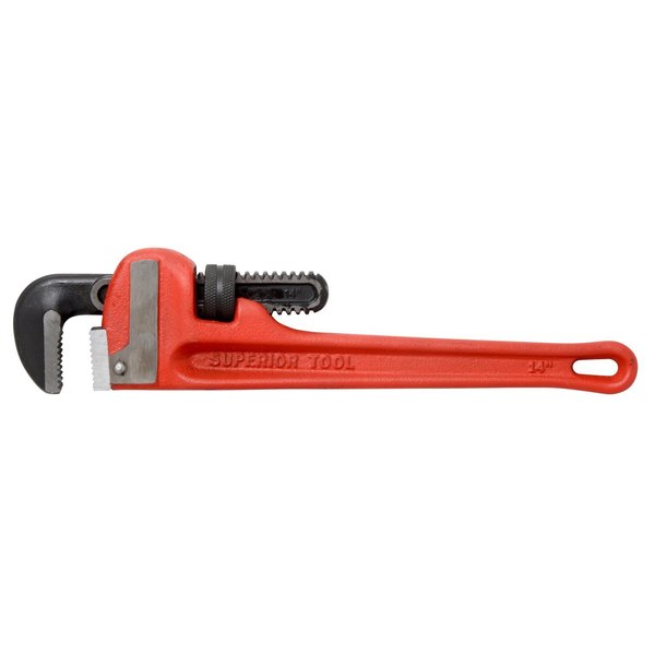 Superior Tool Pro-Line 2 in. Heavy Duty Pipe Wrench Red 1 pc 2814